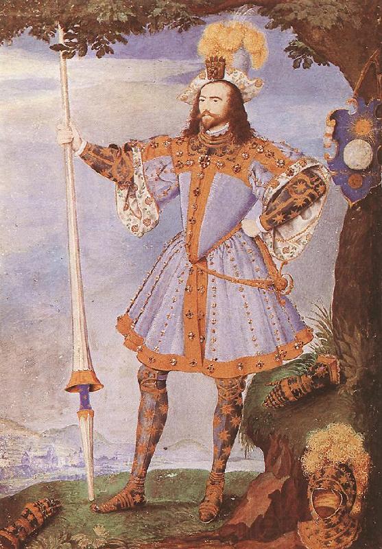 Nicholas Hilliard Portrait of George Clifford, Earl of Cumberland Spain oil painting art